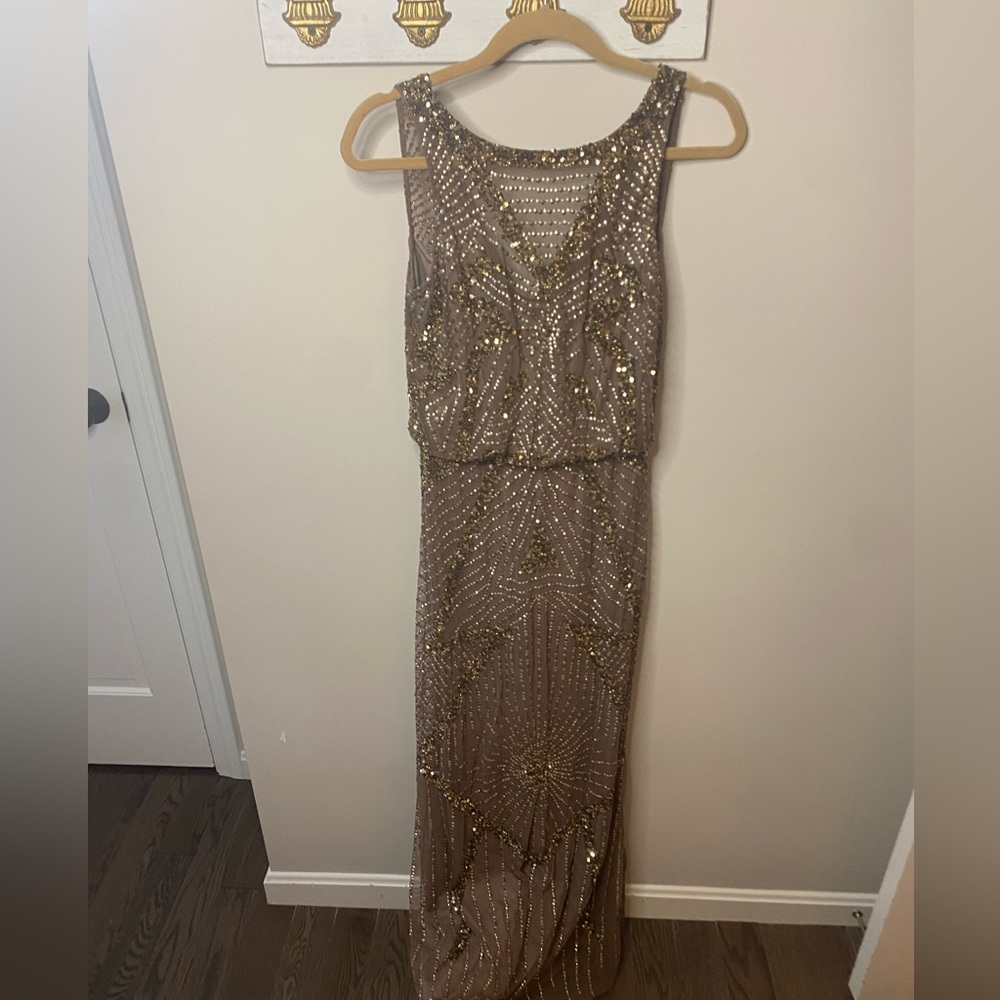 Beaded Aidan Mattox Dress